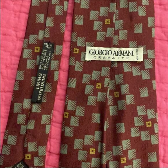 Giorgio Armani Men's Patterned Ties Set (3) - Picture 6 of 7